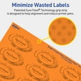 thumbnail image 5 of Avery Printable Oval Labels, Bright Orange, 1-1/8" x 2-1/4", 420ct, 5 of 11