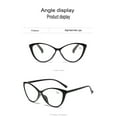 thumbnail image 6 of Cat Eye Reading Glasses for Women with Light Sensitive Photochromic Lenses Blue Light Blocking Readers PC Frame,Magnification 1.0x, black, 6 of 10
