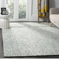 thumbnail image 3 of Safavieh Abstract Delia Distressed Wool Area Rug, Blue/Charcoal, 6' x 6' Square, 3 of 11