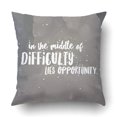 thumbnail image 1 of RYLABLUE Inspirational quote Pillowcase Throw Pillow Cover Case 18x18 inches, 1 of 2