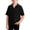 ZA-Black-mkosplrt boys girls shirts, variant on Boys Henley Short Sleeve Shirt Waffle Knit Tee Cotton Blend Johnny Collar T-Shirt Breathable Tshirts Basic Solid Tees Navy 7-8 Years/130