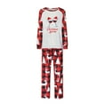 thumbnail image 2 of Pyjama de Noël Parent-Enfant Ensemble de Noël Chaud Imprimé Tenue d'Intérieur Pyjama Ensemble Deux Pièces pour Maman Pyjamas pour Femmes en Liquidation, 2 of 6