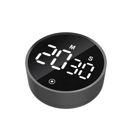 

Andoer Countdown Timer Time-meter Magnetic Count Down & Count-up Digital-Calculagraph & Brightness Adjustable Large Display Rotation Setting with Stopwatch Function Mute Mode for Kitchen Cooking