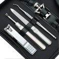 thumbnail image 3 of 7pcs Manicure Set Stainless Steel Manicure Pedicure Kit Grooming Kit Nail Clippers, 3 of 5