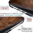 thumbnail image 2 of Funda para laptop DONGKE para MacBook Pro 13" 2024 M2, veta de madera, 2 of 9