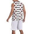 thumbnail image 2 of Xecao Christmas Dachshund print basketball shirt for both men and women, a unisex basketball jersey perfect for theme parties-X-Large, 2 of 6