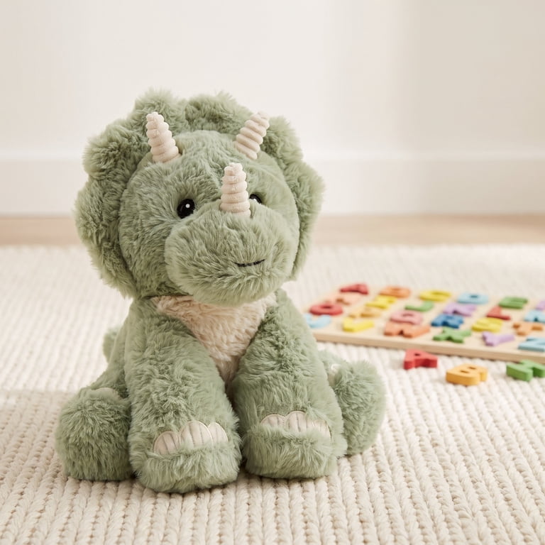Spark Create Imagine Dino Plush, Green, 11 Inches photo 2
