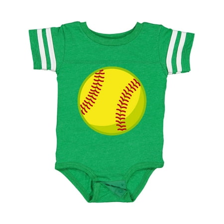 

Inktastic Personalized Softball Gift Baby Boy or Baby Girl Bodysuit