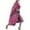 Hot Pink, variant on Tejiojio Women Clothes Discounted Fashion Women Printed Pocket Jacket Outerwear Cardigan Overcoat Long Trench Coat