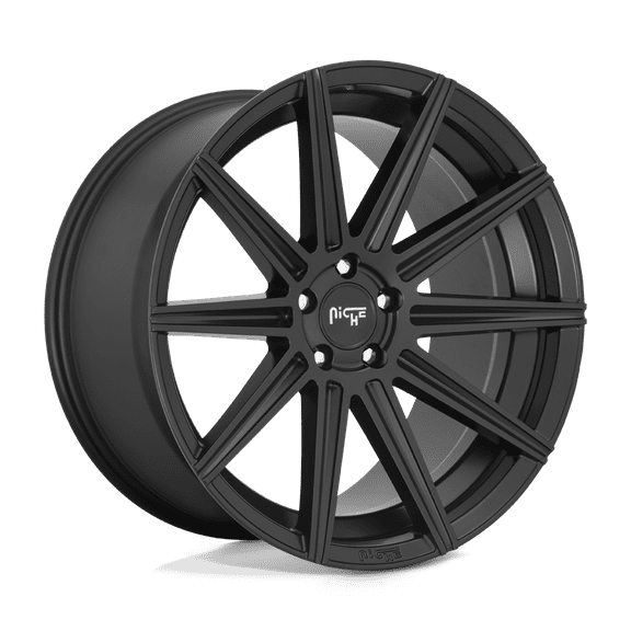 Niche 1PC Cast Aluminum Rim M242 20X10.5 5X4.5 MT-BLK 40MM, M242200565 40