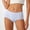 Blue, variant on Tummy Control Underwear for Women High Waisted Hipster Briefs High Cut Full Coverage Stretch Breathable Soft Bikini Briefs Blue M