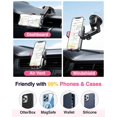thumbnail image 4 of Soporte para teléfono de coche VANMASS 2024 Strongest Suction Pink, 4 of 6