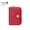 red, variant on QB364-The New RFID Anti-theft Wallet For Women Features Large-capacity Snap Fasteners And Zippers. It Is A Solid Color Texture Design With Multiple Card And Cash Compartments. (red)