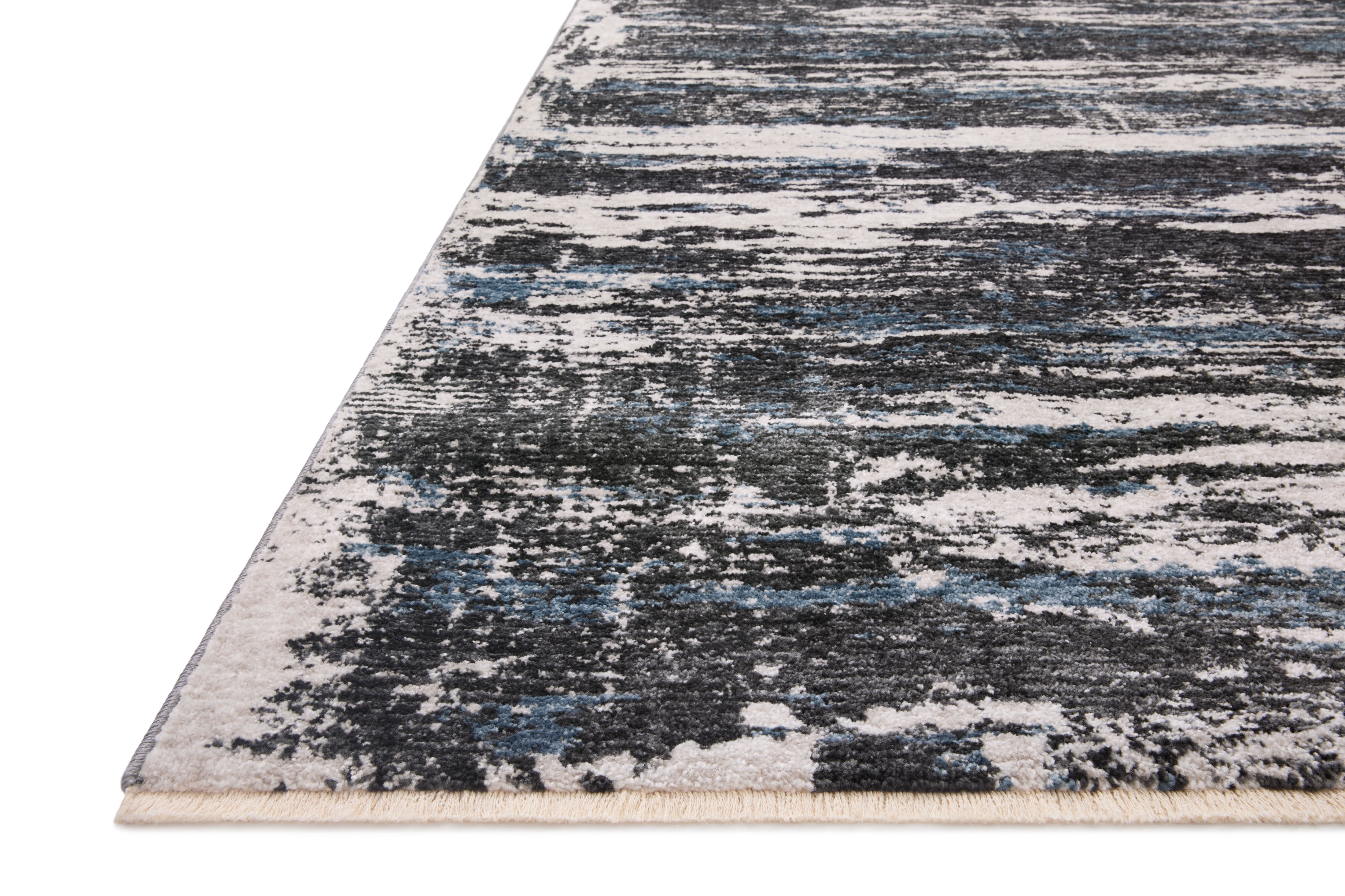 Loloi Vance Charcoal / Dove 2'-7" x 10'-0" Runner Rug