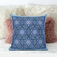 thumbnail image 3 of Medallion Throw Pillow with Removable Cover in Gray Purple Blue 16x16, 3 of 4