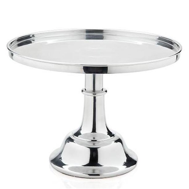 Godinger 90181 Footed Cake Plate, 6.5 in.