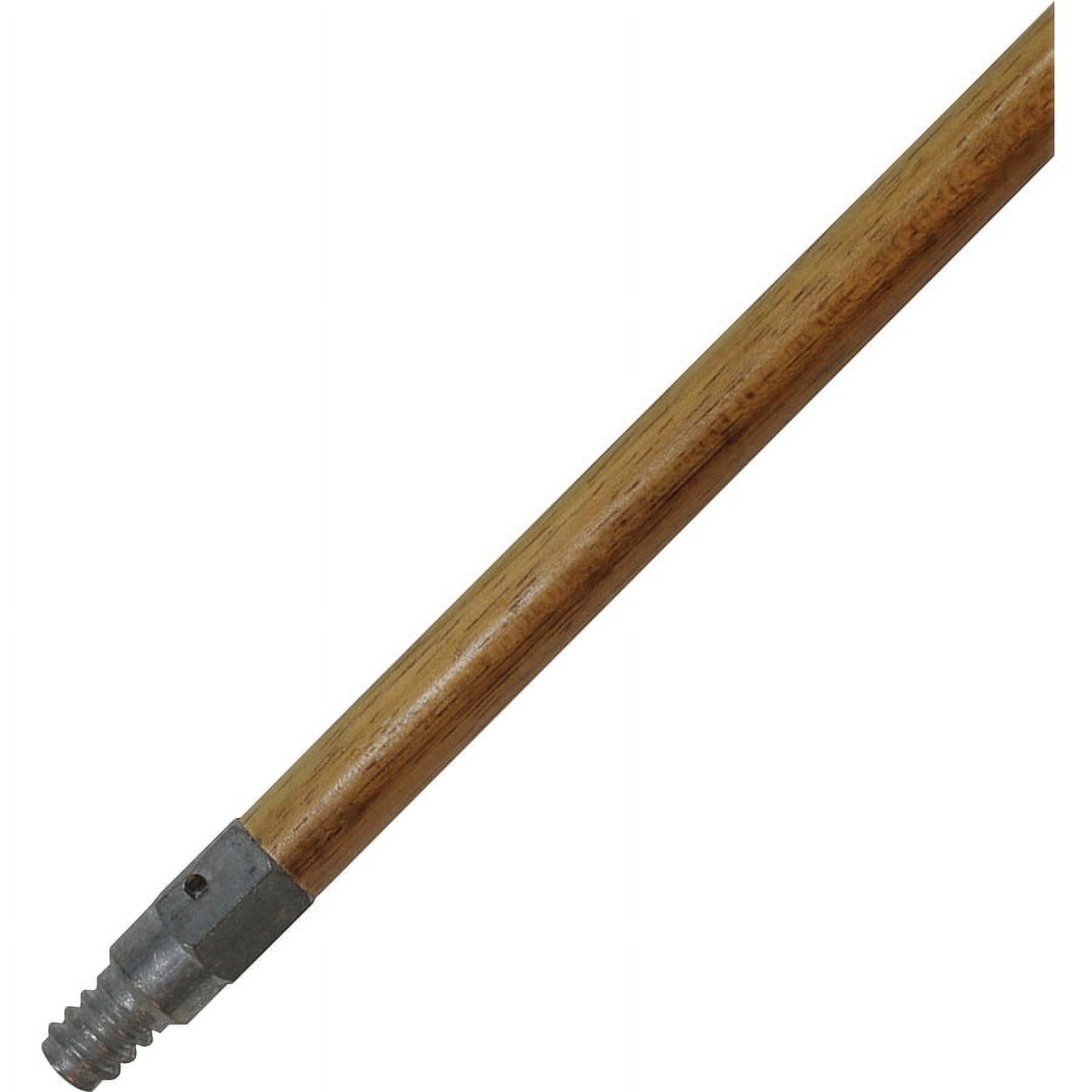 Genuine Joe Threaded Metal Handle - Natural - Metal - 6 / Carton