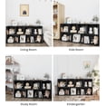 thumbnail image 5 of Montessori Book Shelf with Toy Storage, Kids Toy Organizer Wooden Storage Shelves for Kids Room Classroom Playroom, Black, 5 of 6
