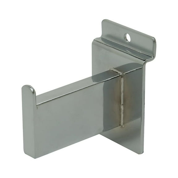 Econoco - RW/3 - 3" Rectangular Chrome Tubing Faceout for Slatwall - Sold in Pack of 24