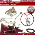 thumbnail image 1 of American Shifter  4L60E Shifter Kit Chrome 10 in. E Brake Cable Clevis Trim Kit Dipstick for EF386, 1 of 1