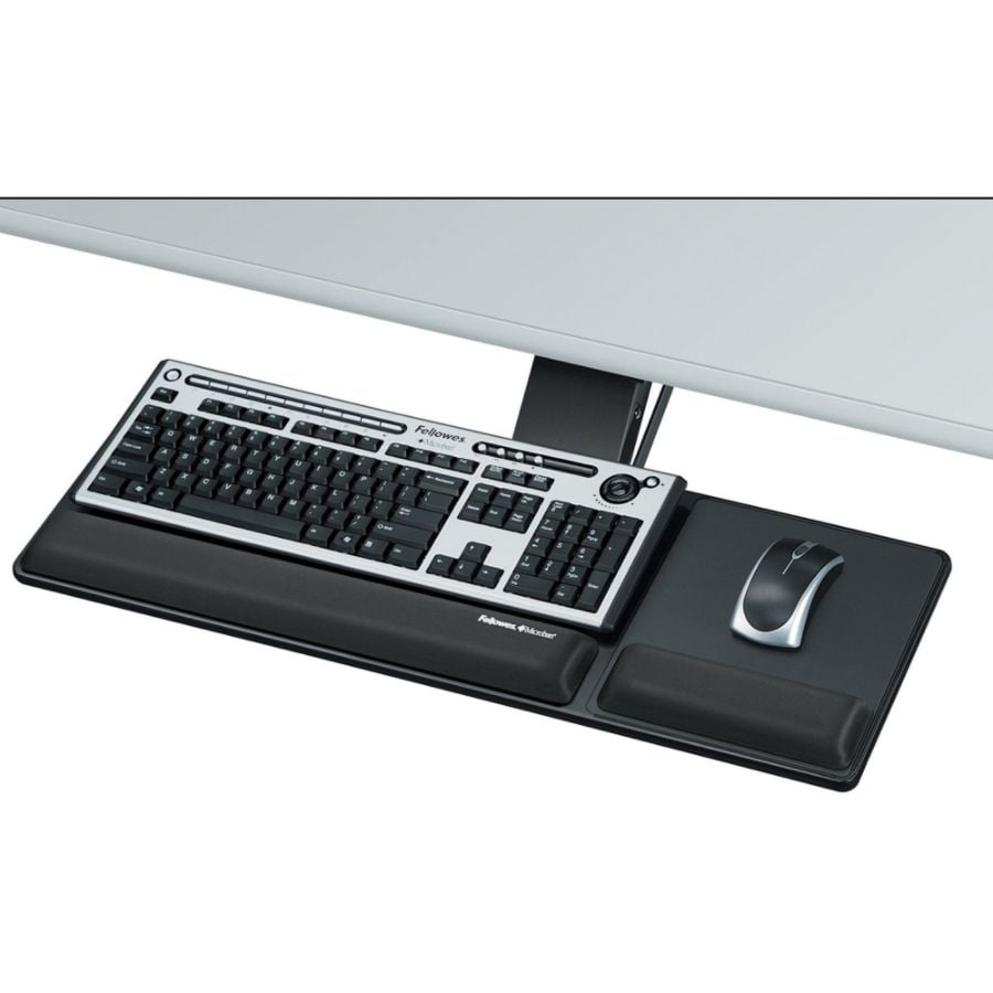 Fellowes® Designer Suites™ Compact Keyboard Tray, Black