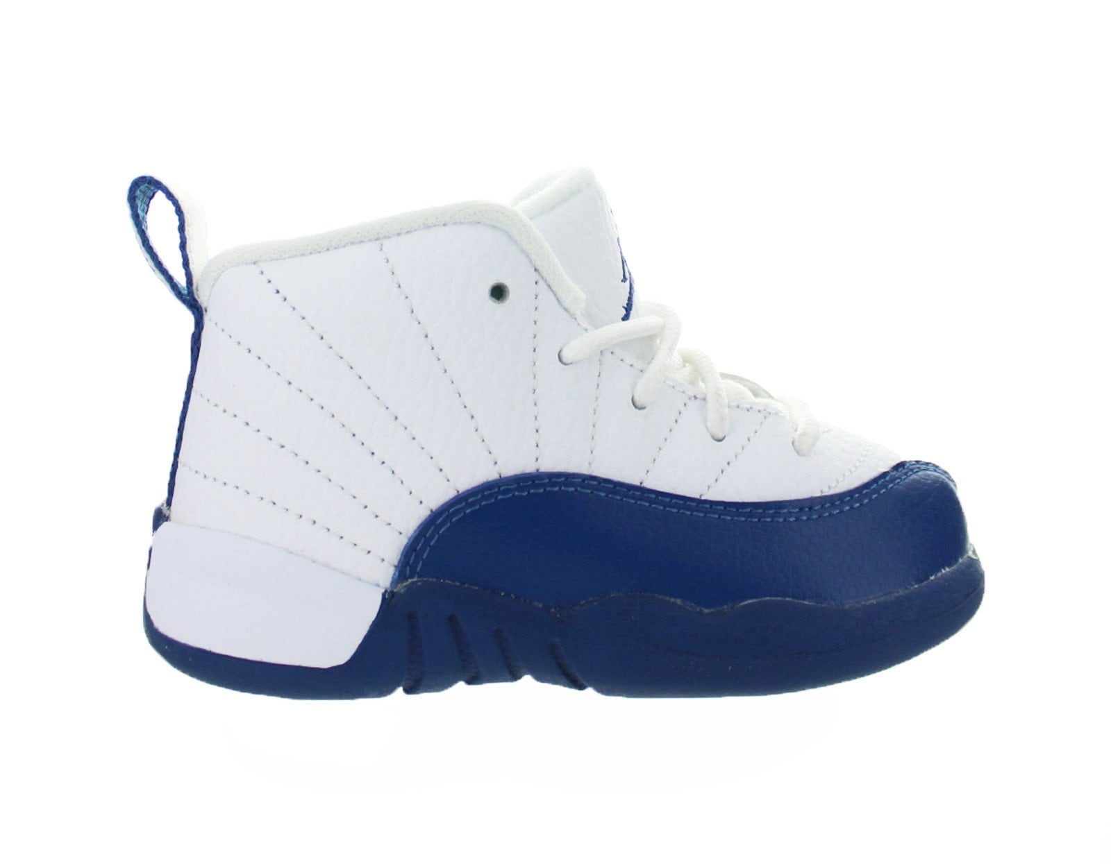blue and white jordans 12