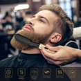 thumbnail image 3 of Beard Straightener Men Fast Heated 30s, Electric Beard Straightener Beard Comb Multifunctional Straightener Brush Hair Straightening Brush With Anti-Scald And Adjustable Temperature, 3 of 7
