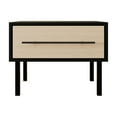 thumbnail image 3 of Castle Place Mid-Century 1-Drawer Wood Nightstand, Antique Oak, 3 of 8