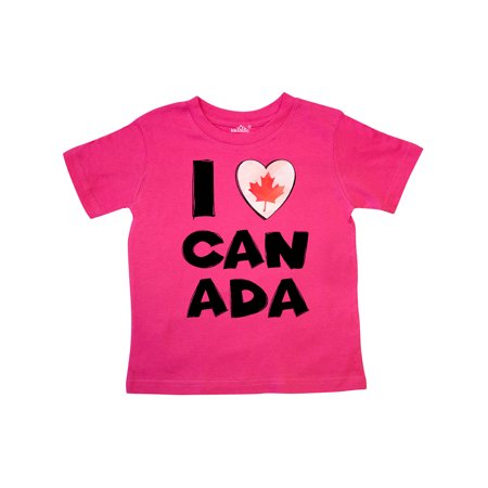 

Inktastic I Love Canada Heart with Maple Leaf Gift Toddler Boy or Toddler Girl T-Shirt