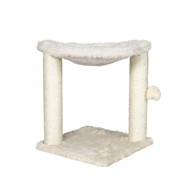 Scratching Post TRIXIE Baza con hamaca, base de 16 cm, color crema