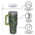 thumbnail image 6 of Camouflage 40oz Tumbler– Stainless Steel Insulated Tumbler with Handle and Straw, Large Capacity Travel Cup for Hot & Cold Drinks, 6 of 6