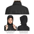 thumbnail image 5 of BALEAF Women' Cycling Running Rain Jackets Waterproof Hiking Wind Breakers Golf Lightweight Packable Reflective Black Size L, 5 of 7