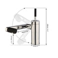 thumbnail image 3 of Kitchen Sink Faucet, Swivel 360 Temperature Sensor LED Chrome Tap, Basin Deck Mixer Faucets 92420A ,Versatile Features, 3 of 6