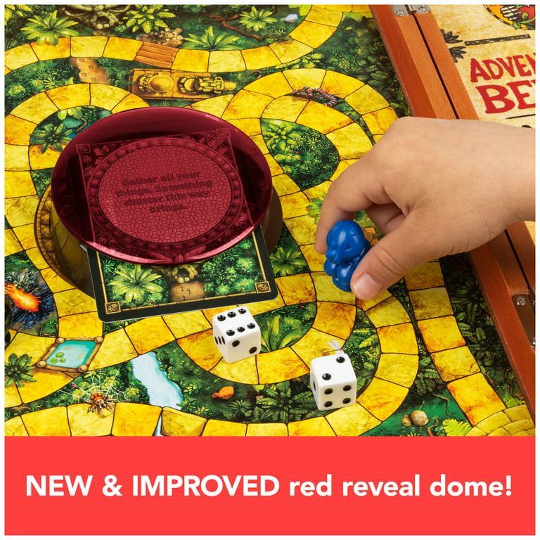 Jumanji The Game Real Wooden Box Edition of The Classic Adventure Board Game for Kids and Families Ages 8 and Up