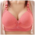 thumbnail image 1 of FhsagQ Bra Women Bras Exposed Nipple Comfortable Seamless Full Coverage Bra for Women Wireless Bras with Soft Support Regular and Plus Size Plus Size Bras for Women Bras for Women Dress 38, 1 of 4