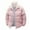 Pink, variant on Xzbqbs Winter Jackets for Men Zip-Up Puffer Jacket Thickened Winter Quilted Jacket Warm Stand Collar Down Jacket Ski Bubble Coat