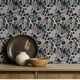 thumbnail image 5 of S4Sassy Tropical Leaf Wallpaper - Jungle Removable Wall Covering, 25" X 240" Self-Adhesive Textured Vinyl Walls Paper, Decorative Wallwrap, Easy Diy Walls Covering For Bedroom, Living Room - Blue, 5 of 9