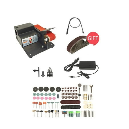 

Mini Electric Belt Sander DIY Polishing Grinding Machine Knife Sharpener Multifunctional Grinder Cutter Edges Sharpener