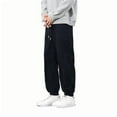 thumbnail image 2 of 2 Pack Mens Big & Tall Corduroy-Pants S-5X Plus Size Fleece Lined Tapered Leg Sweatpants with Pockets and Drawstring Elastic Waist Solid Thermal Warm Pant, 2 of 8