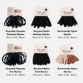 thumbnail image 6 of Kitsch Elastic Hair Ties, Beige, 20 ct, 6 of 13
