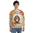 thumbnail image 4 of Happy Thanksgiving Basenji Turkey Costume Pumpkins Autumn Leaves All Over Print 3D Sweatshirt Unisex Merch African Barkless Dog Lover - 13014, 4 of 6