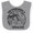 Heather and White, variant on Inktastic Summer Vacation Mode Fort Myers Beach Florida Boys or Girls Baby Bib