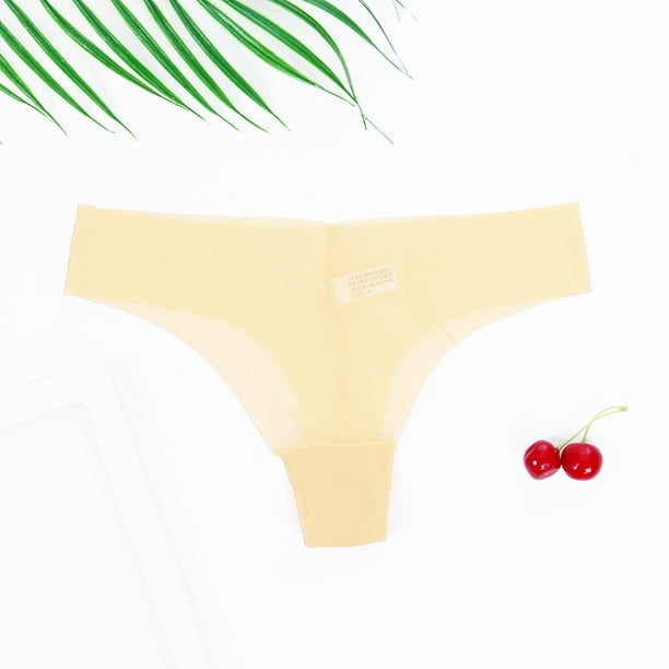 G String Thongs For Women Ultra Thin Seamless Briefs Panties Invisible  Hipster Underwear Thong No Show#01, Wine, One Size : : Clothing,  Shoes & Accessories