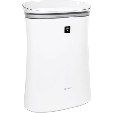 Sharp - Air Purifier with Plasmacluster Ion Technology Recommended for Medium-Sized Rooms, Kitchen, Den, Bedroom, or Office - White