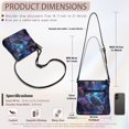 thumbnail image 7 of HELLHERO Turtle & Jellyfish Handbag, Stylish Crossbody Bag Exquisite UV Craft Smooth Zipper Satchel Bag for Dating Daily Use, 7 of 7
