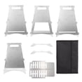 thumbnail image 3 of onlyliua ¡ Ofertas Del Día Liquidación Prime! Parrilla de Carbón Portátil Plegable para Barbacoa, Mesa de Barbacoa para Exteriores, Ahumador de Acero Inoxidable para Cocinar Al Aire Libre, Acampar, P, 3 of 7