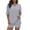 Gray, variant on Gingprous 2 Piece Lounge Set for Women Oversized Tshirts with Shorts Casual Tops V Neck Summer Outfits