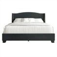 thumbnail image 2 of Castle Place Linen Platform Bed, Queen Size, Charcoal Grey with Storage, 2 of 10