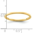 thumbnail image 4 of 14K Yellow Gold 1.2mm Flat Stackable Band (Size 10) Made In United States stk16-120y-10, 4 of 5