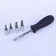 thumbnail image 4 of Kit de Dados 1/4 Pulgada con Trinquete LiberacióN RáPida, Juego de Destornilladores, Herramientas de ReparacióN de AutomóViles con ExtensióN Manual para AutomóViles y Camiones, 4 of 5